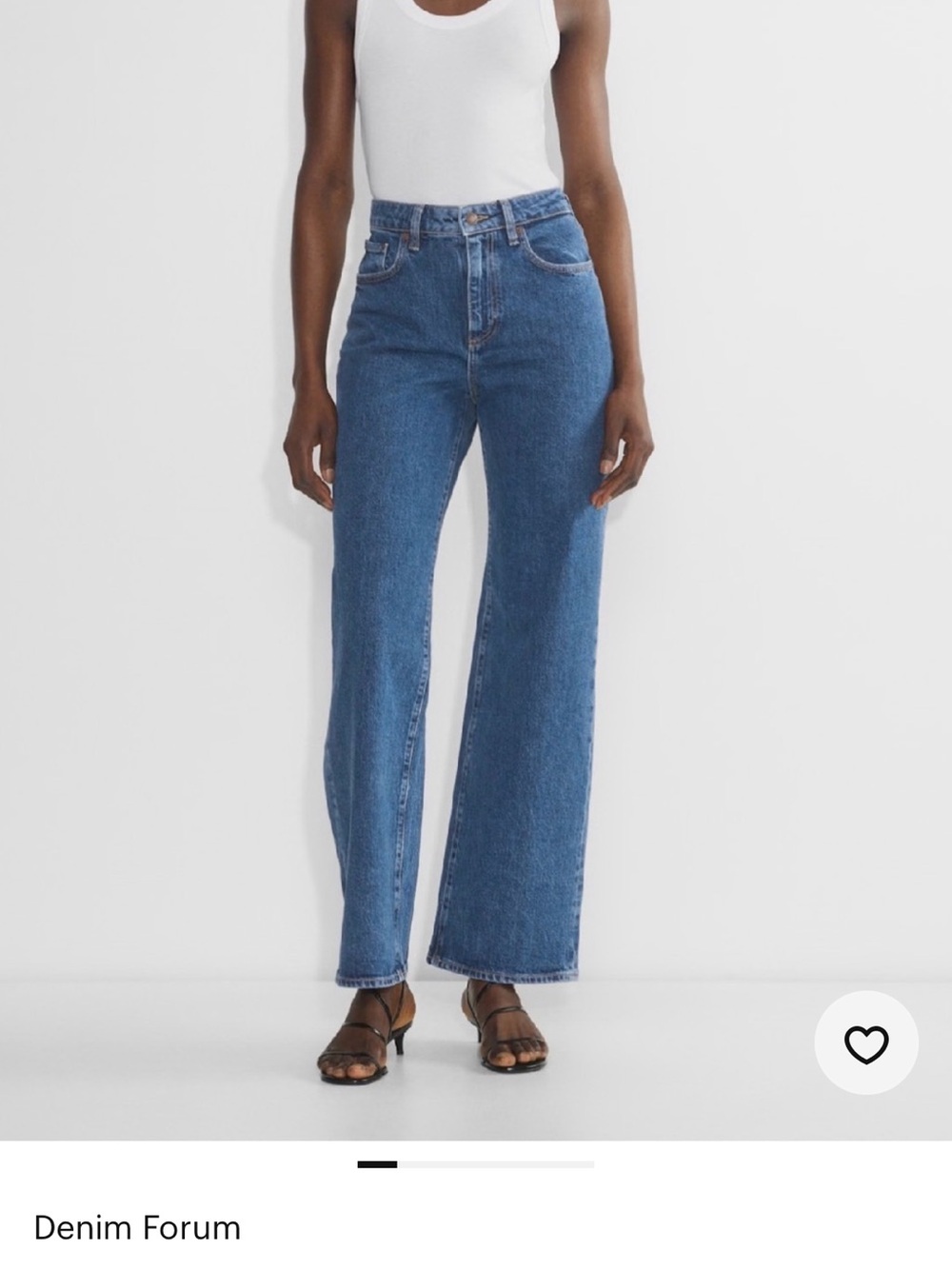 Denim Forum Remy High-Rise Relaxed Wide Leg Jeans